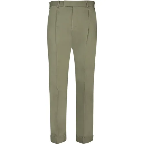 Cotton Straight Leg Trousers , male, Sizes: L, S, XL - PT Torino - Modalova