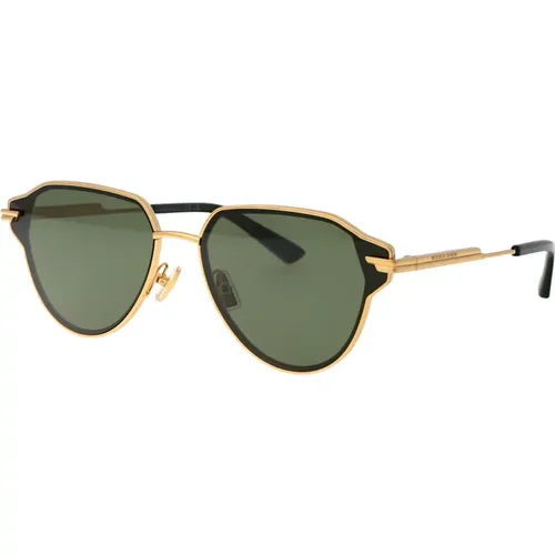 Stylische Sonnenbrille BV1271S,Grüne Linse Quadratische Sonnenbrille - Bottega Veneta - Modalova