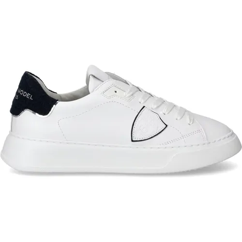 Sneakers Temple Tennis , Herren, Größe: 39 EU - Philippe Model - Modalova