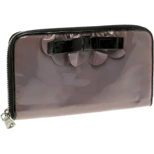 Pre-owned Wallets, female, , Size: ONE SIZE Pre-owned Leather wallets - Miu Miu Pre-owned - Modalova