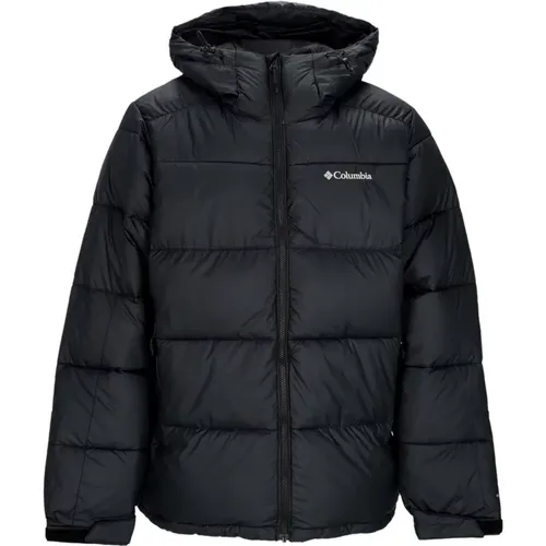 Schwarze Kapuzenjacke mit Omni-heat-Futter - Columbia - Modalova