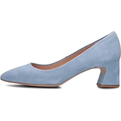 Blaue Wildleder Klassische Pumps , Damen, Größe: 41 EU - Unisa - Modalova