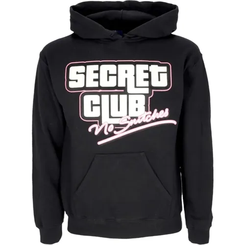 Schwarzer Hoodie No Snitches Stylischer Club , Herren, Größe: S - MARKET - Modalova