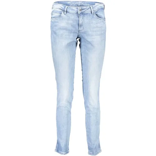 Chic Skinny Mid-Rise Blaue Jeans , Damen, Größe: W29 L30 - Guess - Modalova