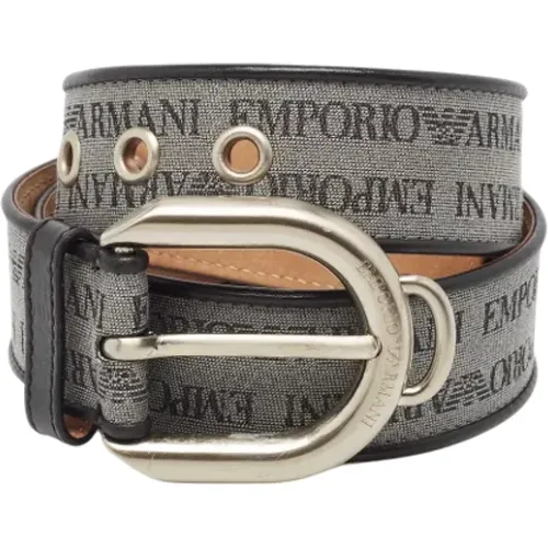 Pre-owned Belts, male, , Size: ONE SIZE Pre-owned Fabric belts - Armani Pre-owned - Modalova