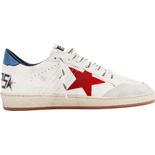 Leather Sneakers with Iconic Star , male, Sizes: 6 UK - Golden Goose - Modalova
