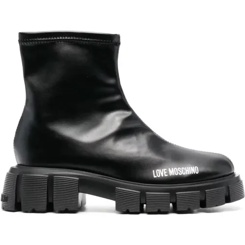Ankle Boots for Women , female, Sizes: 8 UK - Love Moschino - Modalova