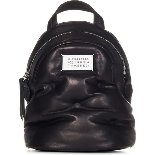 Backpacks, male, , Size: ONE SIZE Quilted Bucket Bag & Backpack - Maison Margiela - Modalova