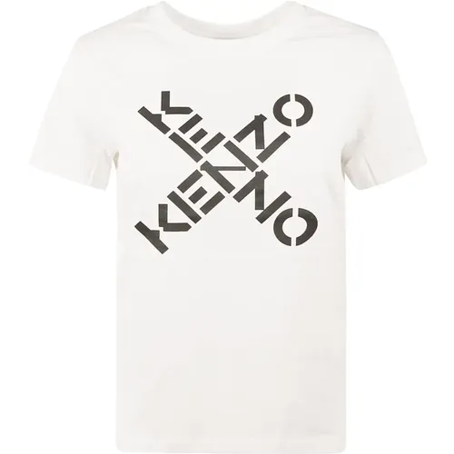 Light and Natural Women`s T-Shirt , female, Sizes: XS, XL - Kenzo - Modalova