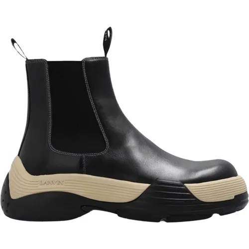 Chelsea Boots, male, , Size: 7 US Chelsea boots with logo - Lanvin - Modalova