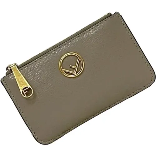 Pre-owned Wallets, female, , Size: ONE SIZE Pre-owned Leather wallets - Fendi Vintage - Modalova