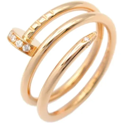 Pre-owned Jewellery, female, , Size: ONE SIZE Pre-owned Rose Gold rings - Cartier Vintage - Modalova