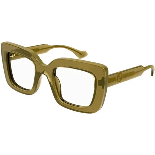 Gelber Rahmen Sonnenbrille Gg1554O 004 - Gucci - Modalova