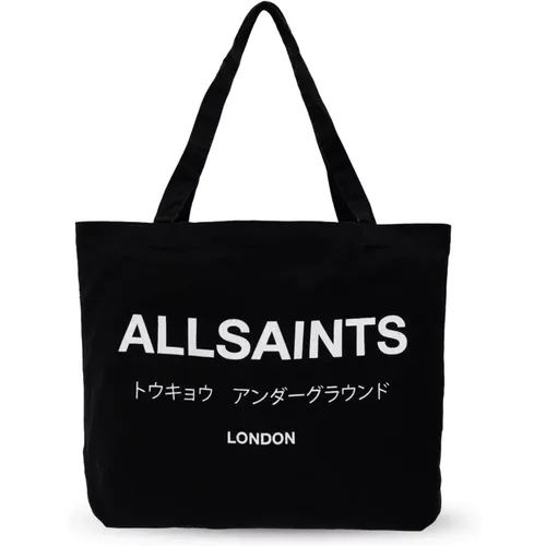 Tote Bags, male, , Size: ONE SIZE Bag Underground in shopper style - AllSaints - Modalova