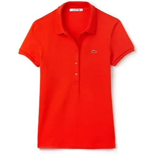 Polo Shirt Piqué Cotton Slim Fit , female, Sizes: XL - Lacoste - Modalova