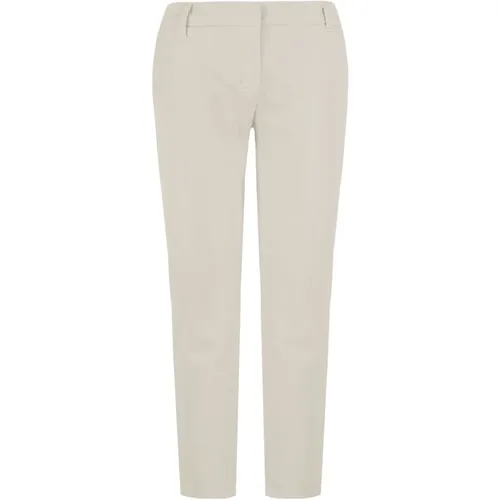 Lightweight Stretch Cotton Twill Chino Pants , female, Sizes: M, XS, 2XS, S, L - BomBoogie - Modalova