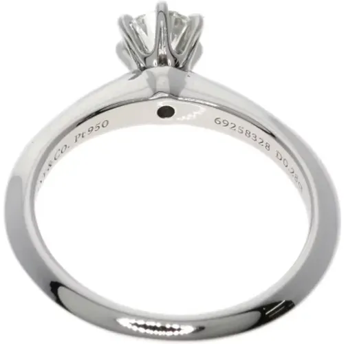 Pre-owned Jewellery, female, , Size: ONE SIZE Pre-owned Platinum rings - Tiffany & Co. Pre-owned - Modalova