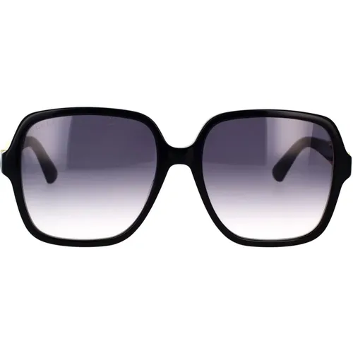 Oversized Quadratische Sonnenbrille Gg1189S 002 , Damen, Größe: 58 MM - Gucci - Modalova