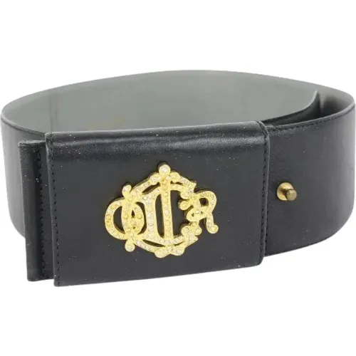 Pre-owned Belts, male, , Size: ONE SIZE Pre-owned Leather belts - Dior Vintage - Modalova