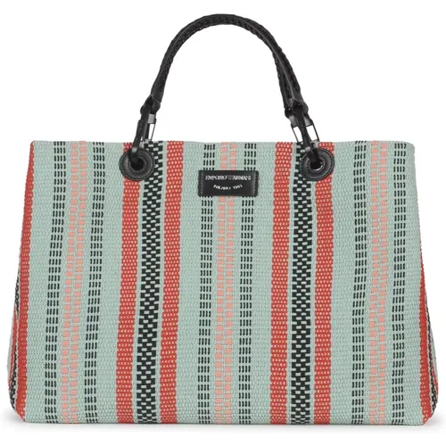 Stuoia Shopping Bags , female, Sizes: ONE SIZE - Emporio Armani - Modalova