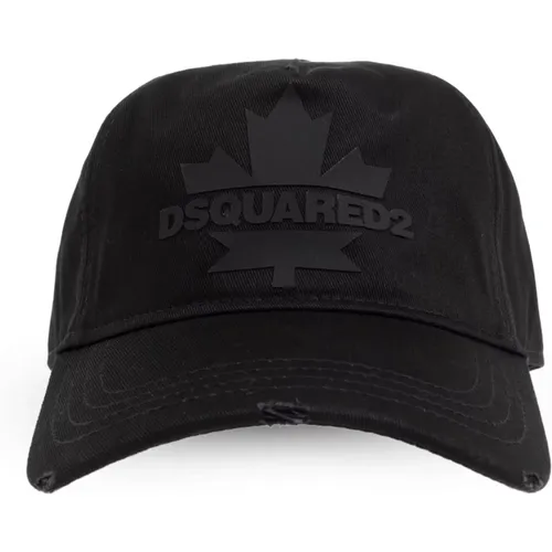 Caps, male, , Size: ONE SIZE cap with a visor - Dsquared2 - Modalova