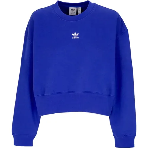 Essentielles Crewneck Sweatshirt , Damen, Größe: M - Adidas - Modalova