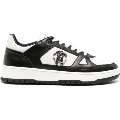 Leather Casual Trainers Sneakers , male, Sizes: 11 UK, 8 UK, 9 UK, 10 UK - Roberto Cavalli - Modalova