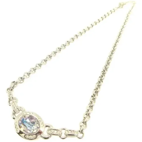 Pre-owned Jewellery, female, , Size: ONE SIZE Pre-owned Metal necklaces - Dior Vintage - Modalova