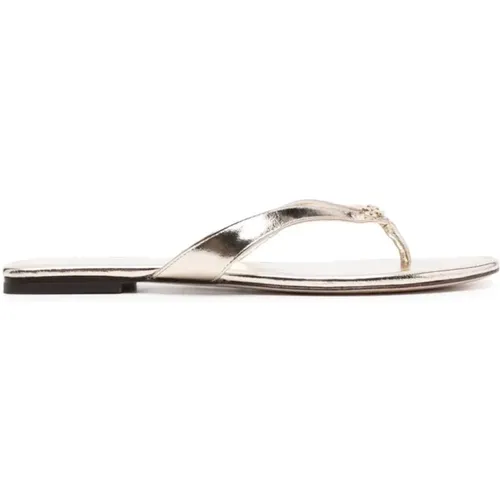 Flip Flops, female, , Size: 6 US Classic Flip Flop in Gold - TORY BURCH - Modalova