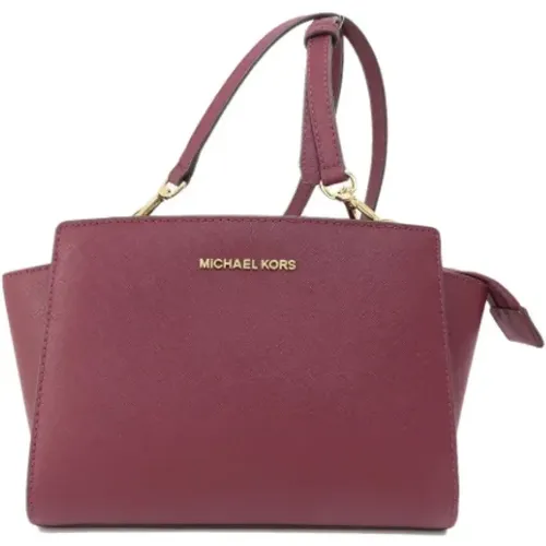 Pre-owned Cross Body Bags, female, , Size: ONE SIZE Pre-owned Leather shoulder-bags - Michael Kors Pre-owned - Modalova