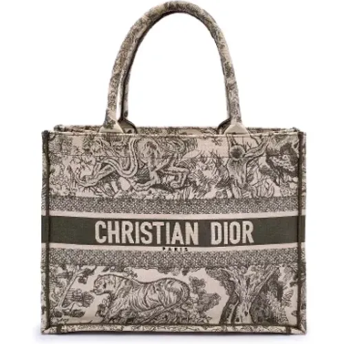 Pre-owned Tote Bags, female, , Size: ONE SIZE Pre-owned Canvas totes - Dior Vintage - Modalova