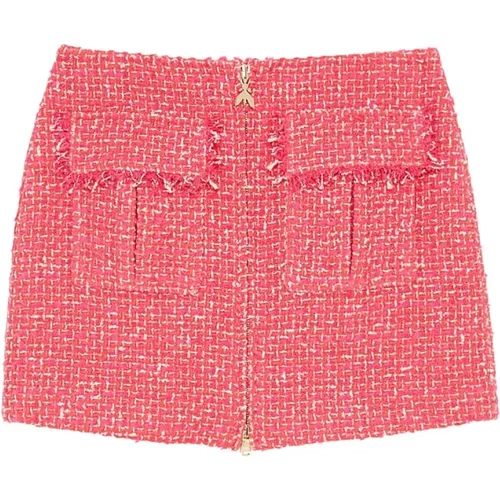 Mini Skirt with Zipper , female, Sizes: XS - PATRIZIA PEPE - Modalova