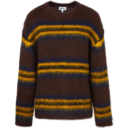 Wool Crewneck Sweater , male, Sizes: S - Kenzo - Modalova