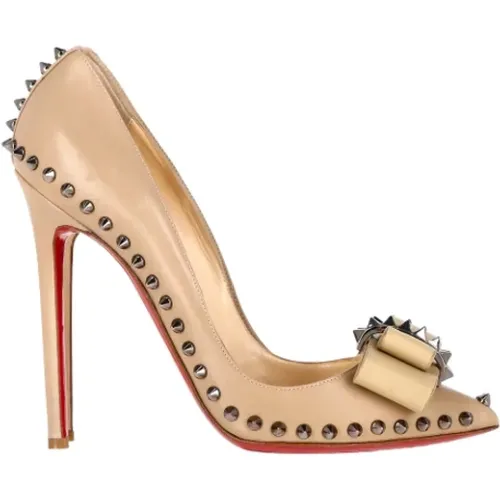 Pre-owned Leather heels , female, Sizes: 5 UK - Christian Louboutin Pre-owned - Modalova