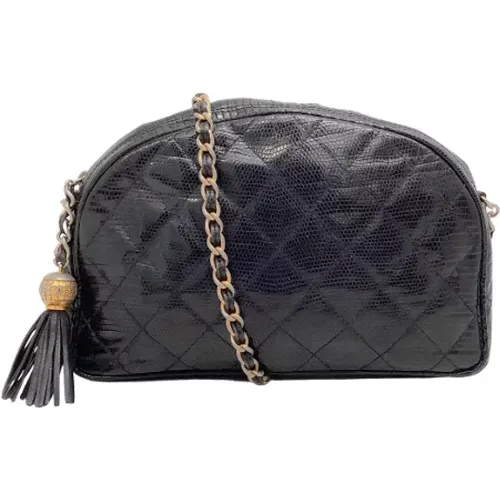 Pre-owned Shoulder Bags, female, , Size: ONE SIZE Vintage Leather Bag - Good Condition - Chanel Vintage - Modalova