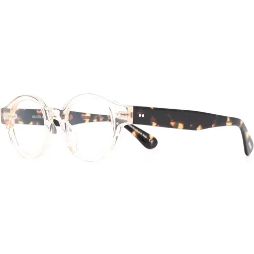 Havana Optical Frame , unisex, Sizes: 44 MM - Oliver Peoples - Modalova