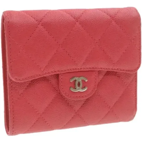 Pre-owned Wallets, female, , Size: ONE SIZE Pre-owned Leather Chanel Wallet - Chanel Vintage - Modalova