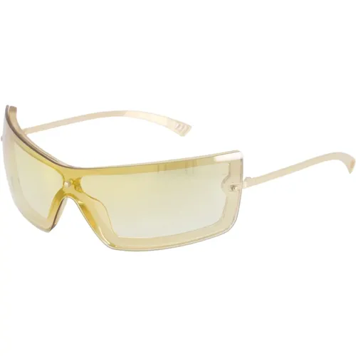 Stylische Bodyguard Sonnenbrille in Sand/Gold - Le Specs - Modalova