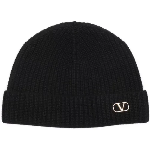 Beanies, male, , Size: ONE SIZE Hats Caps for Men - Valentino Garavani - Modalova