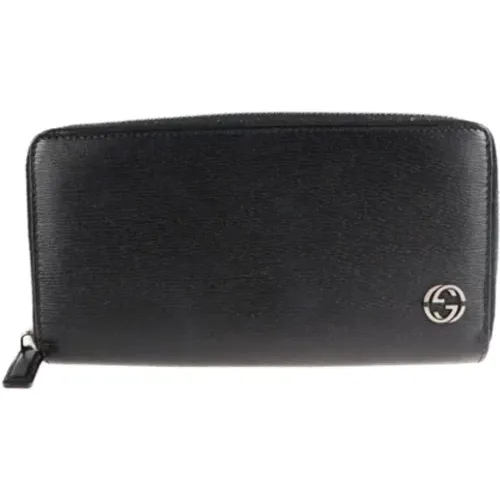 Pre-owned Wallets, female, , Size: ONE SIZE Pre-owned Leather wallets - Gucci Vintage - Modalova