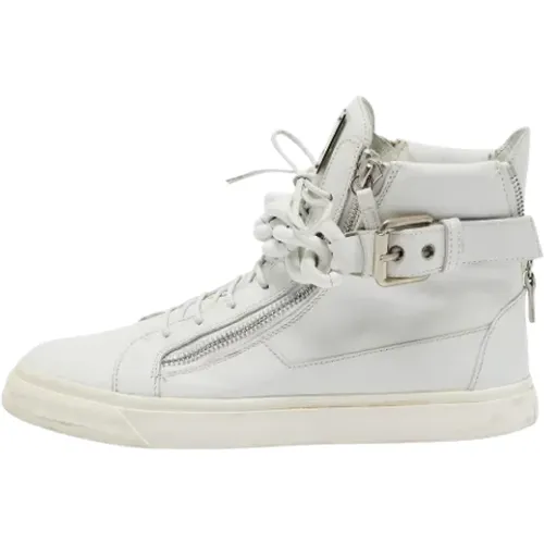 Pre-owned Sneakers, female, , Size: 14 US Pre-owned Leather sneakers - Giuseppe Zanotti Pre-owned - Modalova