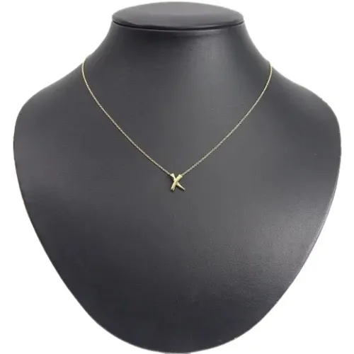 Pre-owned Gold necklaces , female, Sizes: ONE SIZE - Tiffany & Co. Pre-owned - Modalova