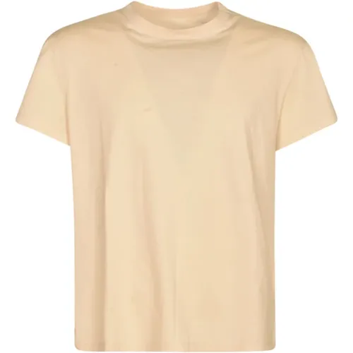 Stilvolle T-Shirts und Polos,Lässiges Baumwoll T-Shirt - Maison Margiela - Modalova