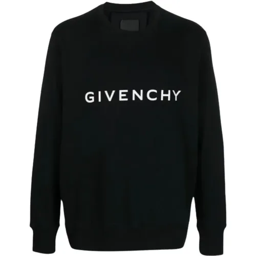 Sweatshirts, male, , Size: M Logo Print Sweatshirt - Givenchy - Modalova