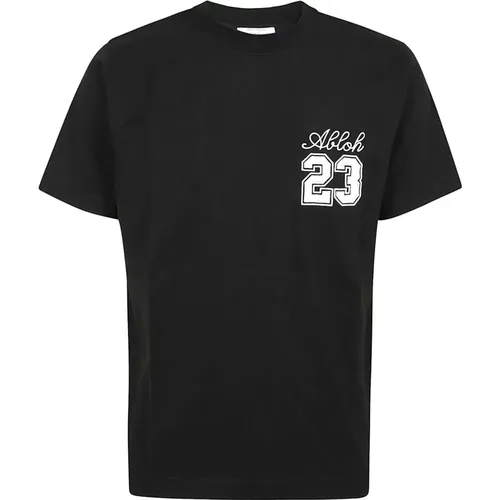 Schwarze T-Shirts & Polos Ss24 , Herren, Größe: XL - Off White - Modalova