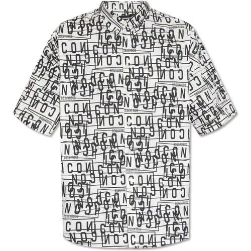 Oversize-Shirt , Herren, Größe: XL - Dsquared2 - Modalova