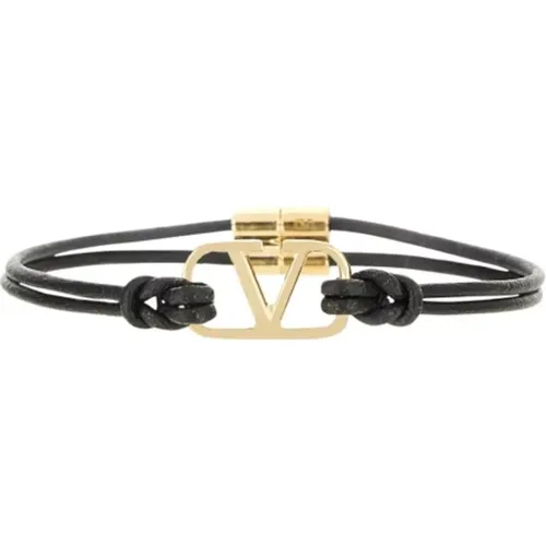 Schwarzes Vlogo Signature Armband - Valentino Garavani - Modalova