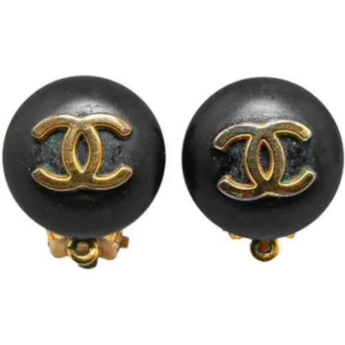 Pre-owned Jewellery, female, , Size: ONE SIZE Pre-owned Fabric earrings - Chanel Vintage - Modalova