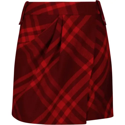 Short Skirts, female, , Size: 3XS Stylish Short Skirt - Burberry - Modalova