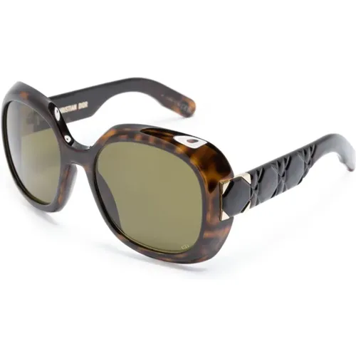 Brown/Havana Sunglasses, must-have for everyday , female, Sizes: 58 MM - Dior - Modalova